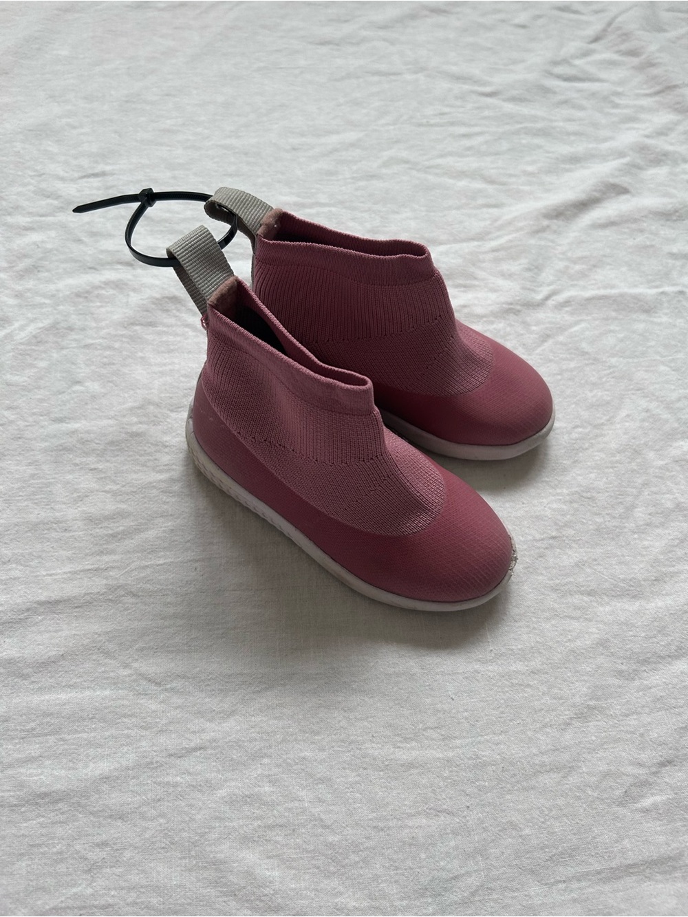 Kids Slip-On high top Minimocs in Dusty Rose